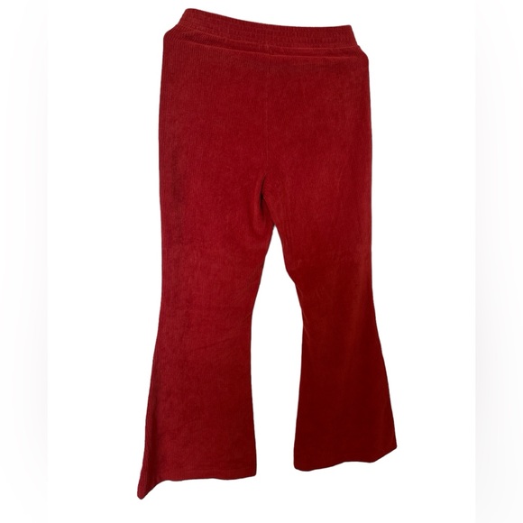 NWOT Aerie Groove On Velour High Waisted Flare Legging Size Small - Picture 2 of 6